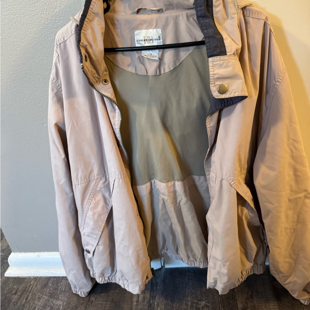 Tan Hooded Jacket
